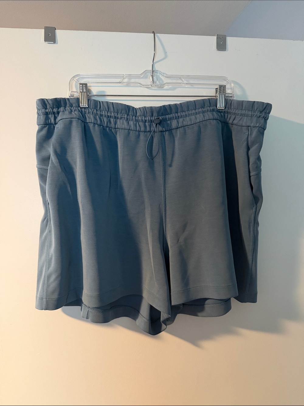 lululemon athletica softstreme Blue Drawstring Athletic Shorts